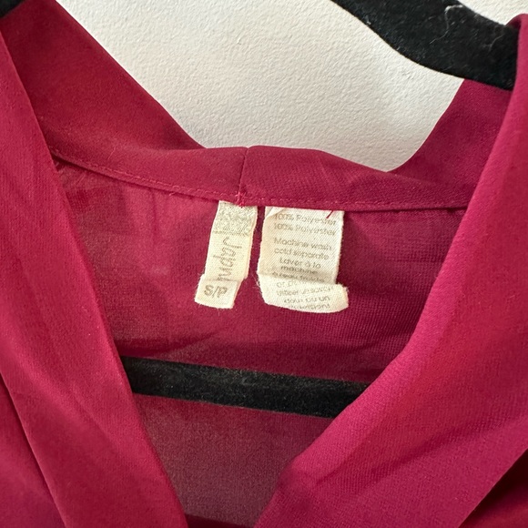 Wrap-Style Long-Sleeve Blouse - Picture 2 of 2